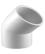 1-1/2 in. PVC Schedule. 40 45-Degree S x S Elbow Fitting - €10,61 EUR