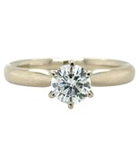 1/2ct Diamond Engagement Ring 14k White Gold 2.2g Size 4.5 - $4,900.00