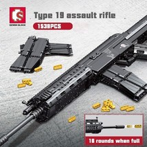 Building Blocks Military MOC Heavy Duty Assault Rifle SMG Bricks Model Kids Toys - £94.95 GBP