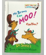 BRIGHT AND EARLY Books  DR SEUSS  MR BROWN CAN MOO! CAN YOU?  1970 CK CL... - £39.29 GBP