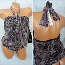 Miraclesuit Size 8 Printed Strapless Tankini Top Swimsuit  New with Tags - £71.62 GBP