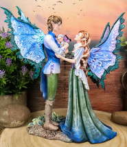Amy Brown Fairy Couple And Baby Family Love Statue Fairies Pixies Fantas... - £70.35 GBP
