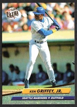 Seattle Mariners Ken Griffey 1992 Fleer Ultra Baseball Card #123 nr mt - £0.58 GBP