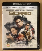Sicario (Ultra HD, 2015) 4k UHD/Blu-ray Emily Blunt, Josh Brolin No Digital - £11.00 GBP