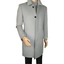 Men's CASILA Turkey Top Winter Coat Wool, Cashmere Blend 403230-23 Silver image 3
