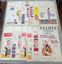 1960s Original Movie Poster Window Cards Lot Of 12 American Film CV JD - $99.00