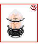 Compact Stainless Steel Easy Egg Cooker - Perfect Soft, Medium, Hard Boi... - $38.60