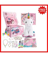 All-in-One Unicorn Toy Set for Girls - Stuffed Animal, Jewelry, and Crafts - $573.57 MXN
