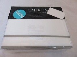 Ralph Lauren Border Sateen 4P Queen sheet set - £79.65 GBP