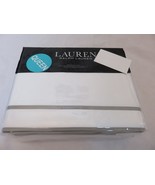 Ralph Lauren Border Sateen 4P Queen sheet set - £79.65 GBP