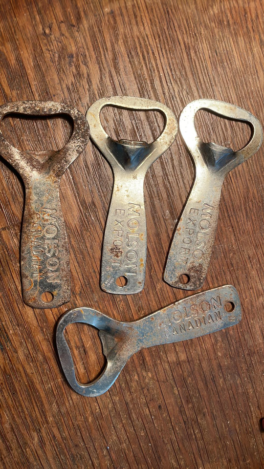 MOLSON CANADIAN MOLSON EXPORT BOTTLE OPENER LOT OF 4 - $10.92