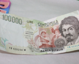 Vintage 100,000 Banca D&#39;Italia Lire Centomila Foreign Money Banknote 1994 - £75.40 GBP