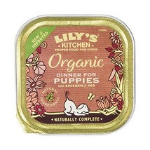 Lily&#39;s Kitchen Organic Dinner for Puppies Complete Wet Food for Dogs 150... - £36.64 GBP