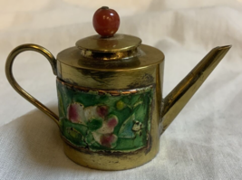 Vintage Miniature Brass Tea Pot Kettle 1.5” - £14.01 GBP