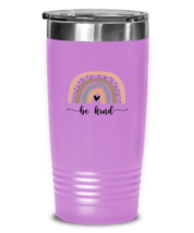 Inspirational Tumbler Be Kind Rainbow, Bee Kind LtPurple-T-20oz  - £23.11 GBP