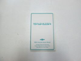 1984 Chevrolet Cavalier Owners Manual MINOR STAINS FACTORY OEM BOOK 84 DEAL - $233.92 MXN