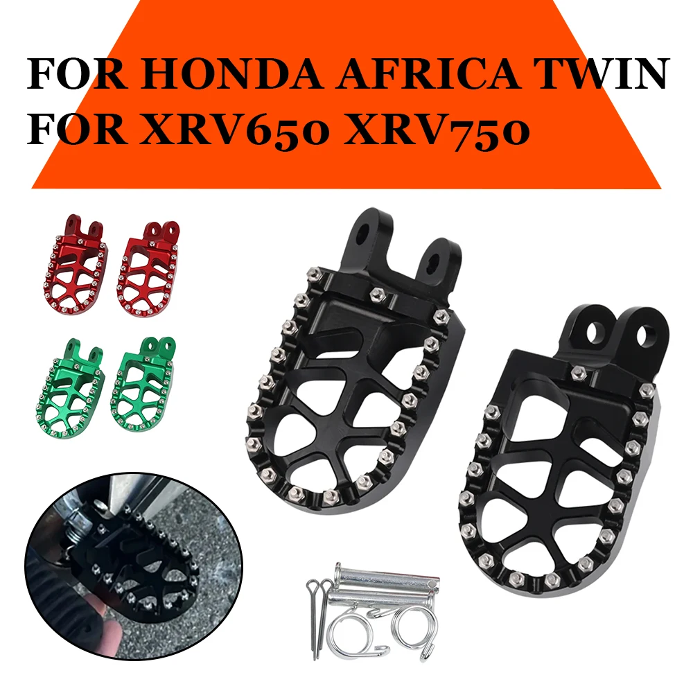 Motorcycle CNC Foot Pegs Rests Footrest Footpeg Pedals For HONDA AFRICA ... - $25.64+