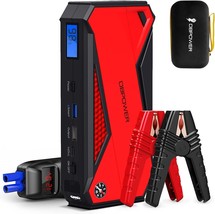 Car Jump Starter, 1600A Peak 17200mAh Portable Power Pack for Up to 7.2L Gas and - £67.14 GBP