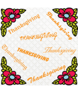Thanksgiving Words-Digital ClipArt-PNG-Art Clip-Gift Tag-Notebook - $37.17 MXN