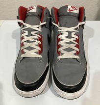 Nike Alphaballer Mid Grey/Red Shoes Model 487858-060 - Size 12.5 - $59.34