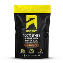 9/26 Ascent 100% Whey Protein Powder - Post Workout Whey Protein Isolate... - $42.56