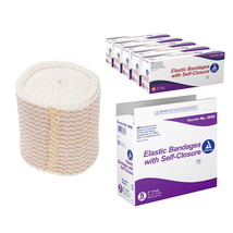 Dynarex Elastic Bandages with Self‑Closure Latex‑Free Compression Wraps ... - $35.40+