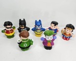Fisher-Price Little People DC Super Friends Heroes Superheroes Lot Of 7 - $15.47