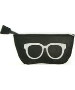 NEW Soft Strong Felt BLACK /WHITE Case with Zipper for all Sunglasses Ey... - $8.22 CAD