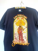  Rare Santana t-shirt | Carlos Santana Live Your Light t-shirt | Festival  - £62.06 GBP