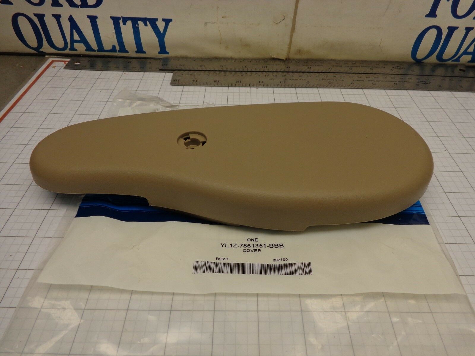 Ford OEM NOS YL1Z-7861351-BBB Seat Back Latch Cover Trim Bezel 00-02 Tru... - $25.14