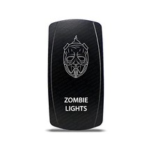 CH4X4 Rocker Switch Zombie Lights Symbol 10 - While Led - £12.65 GBP