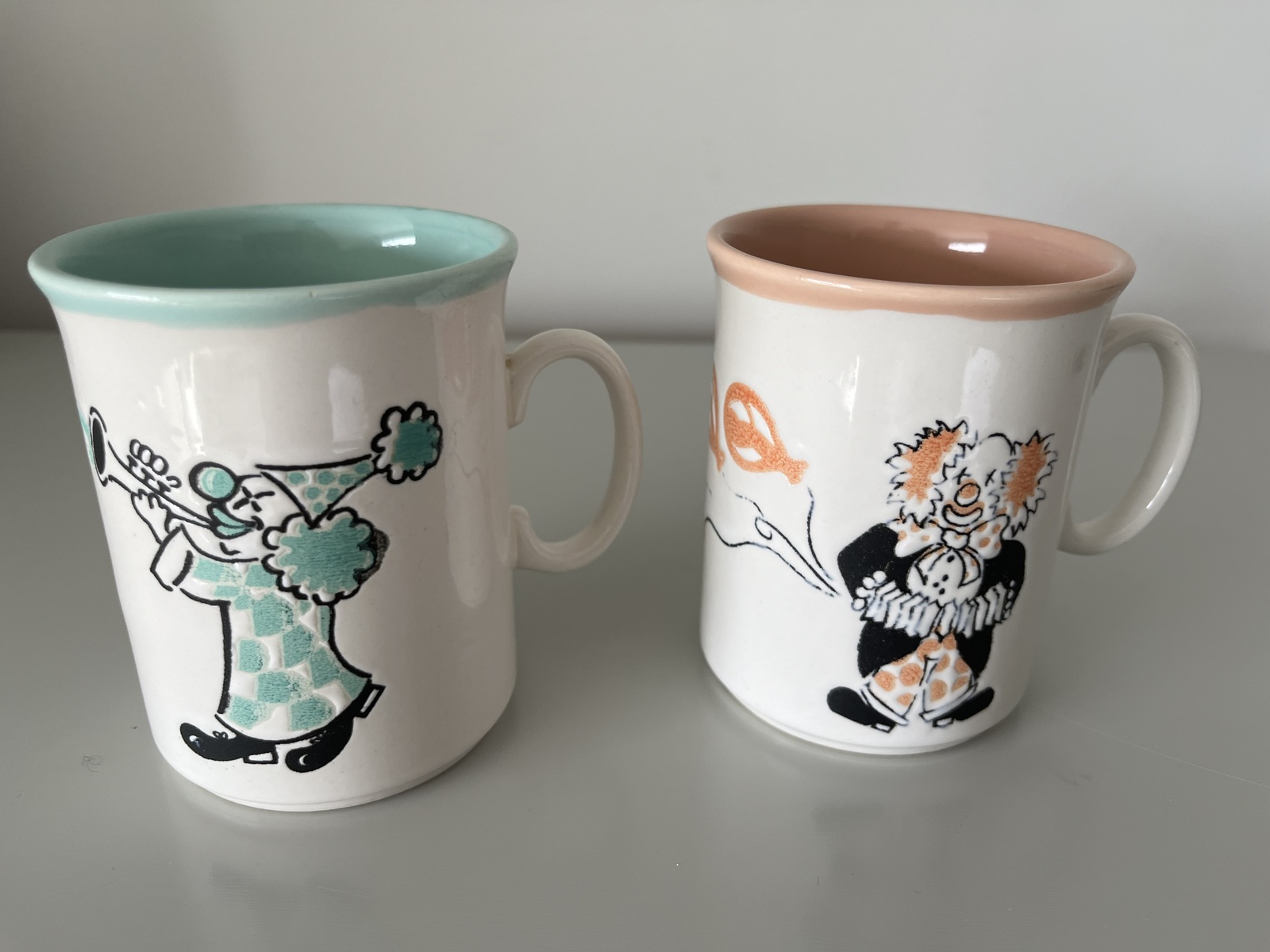 Primary image for JUST MUGS CLOWN MUGS X 2