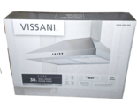 VISSANI Siena 30&quot; Wall Mount Range Hood Stainless Steel Ducted/Ductless ... - £113.81 GBP