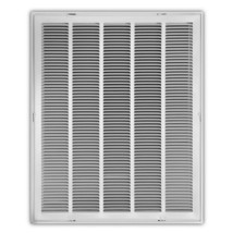Steel Return Vent Cover Duct 24 X 30 In. Filtered Air Grille Wall Ceiling White - £121.02 GBP