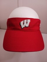 Wisconsin Badgers Adidas Adjustable Visor Cap Hat - £11.67 GBP