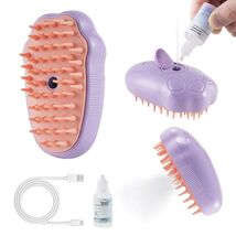 Cat Steam Brush Purple 2nd Gen Self-Cleaning Pet Hair Remover Shedding Tool - $64.35 MXN Cat Steam Brush Purple 2nd Gen Self-Cleaning Pet Hair Remover Shedding Tool - $64.35 MXN