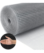 Hardware Cloth 1/2 Inch Chicken Wire Fence Galvanized Welded Cage Wire M... - $810.12 MXN