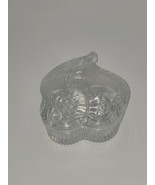 Vintage Art Deco Glass Cherry Lidded Trinket Dish - $23.76