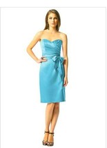 Bridesmaid Dress 2841 by Dessy....Turquoise...Size 4...NWT - $40.00