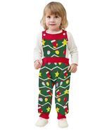 SunFocus Baby Boys Christmas Sweater Romper Green Colorful Lights Size 6... - €11,06 EUR