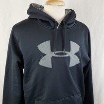 Under Armour Storm Hoodie Sweatshirt Pullover Adult Large Black Polyester Logo - £17.17 GBP