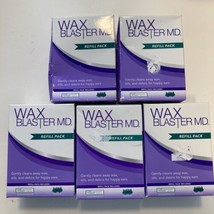 5 Boxes WAX BLASTER MD 12 Premixed Packets + 6 Green Safety Tips Per Box - $29.69