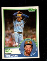 1983 Topps Traded #123 Rick Waits Exmt Brewers *X97347 - £0.96 GBP