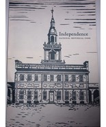 Vintage Independence National Historical Park Brochure &amp; Map 1965 - $3.99