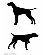English or German Shorthair Pointer Dog Decal Black Sticker - Not Waterp... - £3.99 GBP