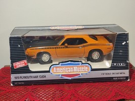 American Muscle 1970 Plymouth AAR Barracuda, Orange, 1:18th Scale Ertl - £28.94 GBP