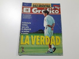old magazine el Grafico soccer La verdad  Maradona Doping 94 N3900 - £14.01 GBP