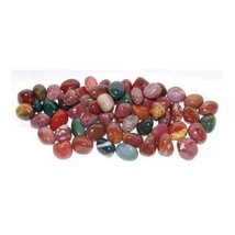 1 Lb Jasper Fancy Tumbled Stones - $14.39