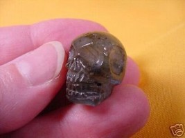 #HH74-A HUMAN SKULL LABORADORITE GEM Madagascar skulls gemstone - $10.39