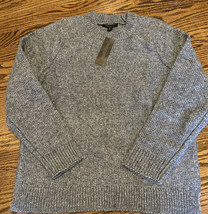 NEW Banana Republic Factory Pullover Crewneck Sweater Heather Gray Size ... - $49.01
